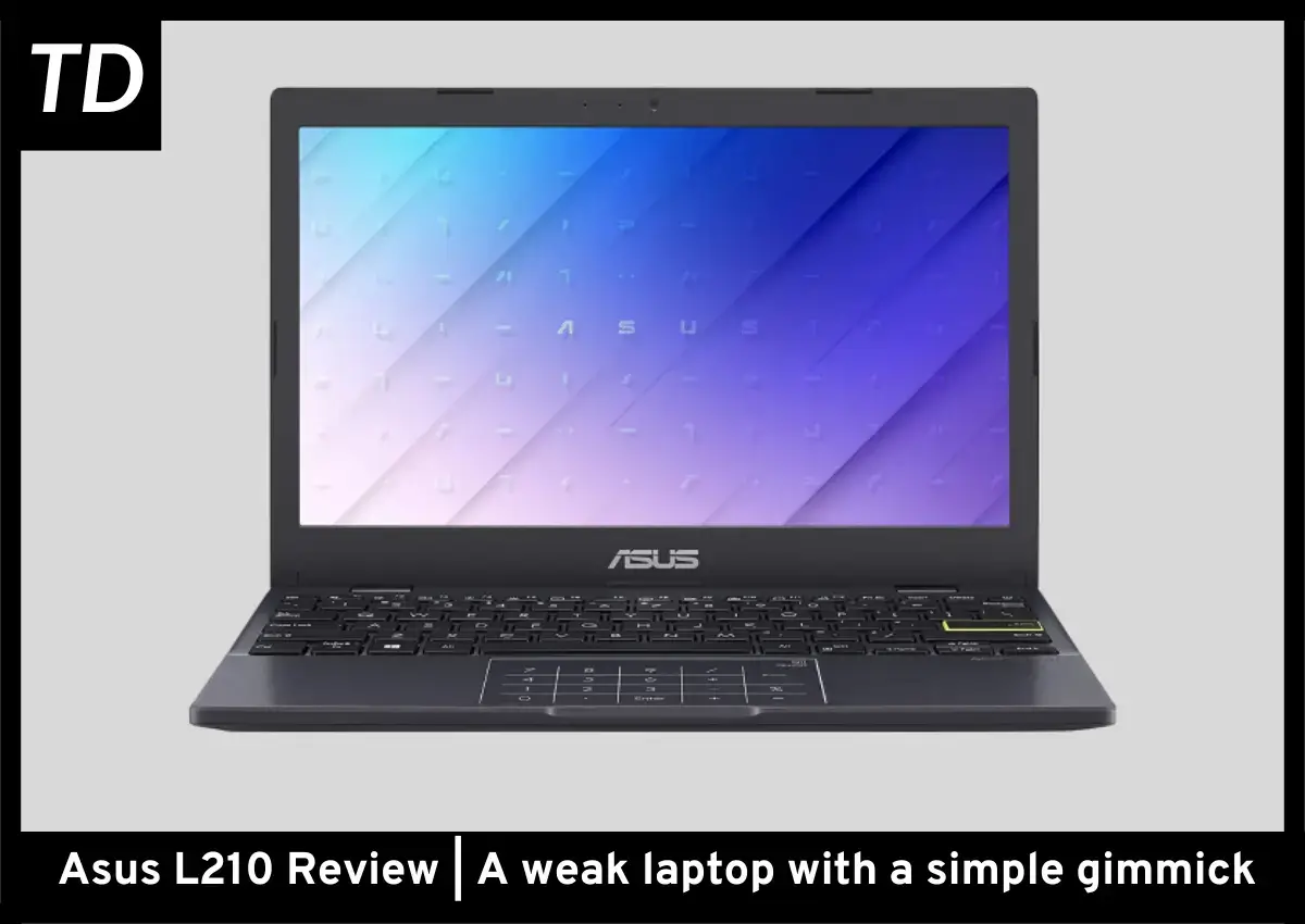 Asus L210 Image with Title