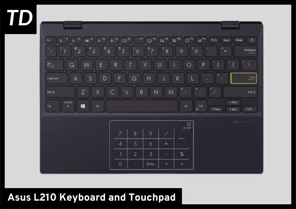 Asus L210 Keyboard & Touchpad