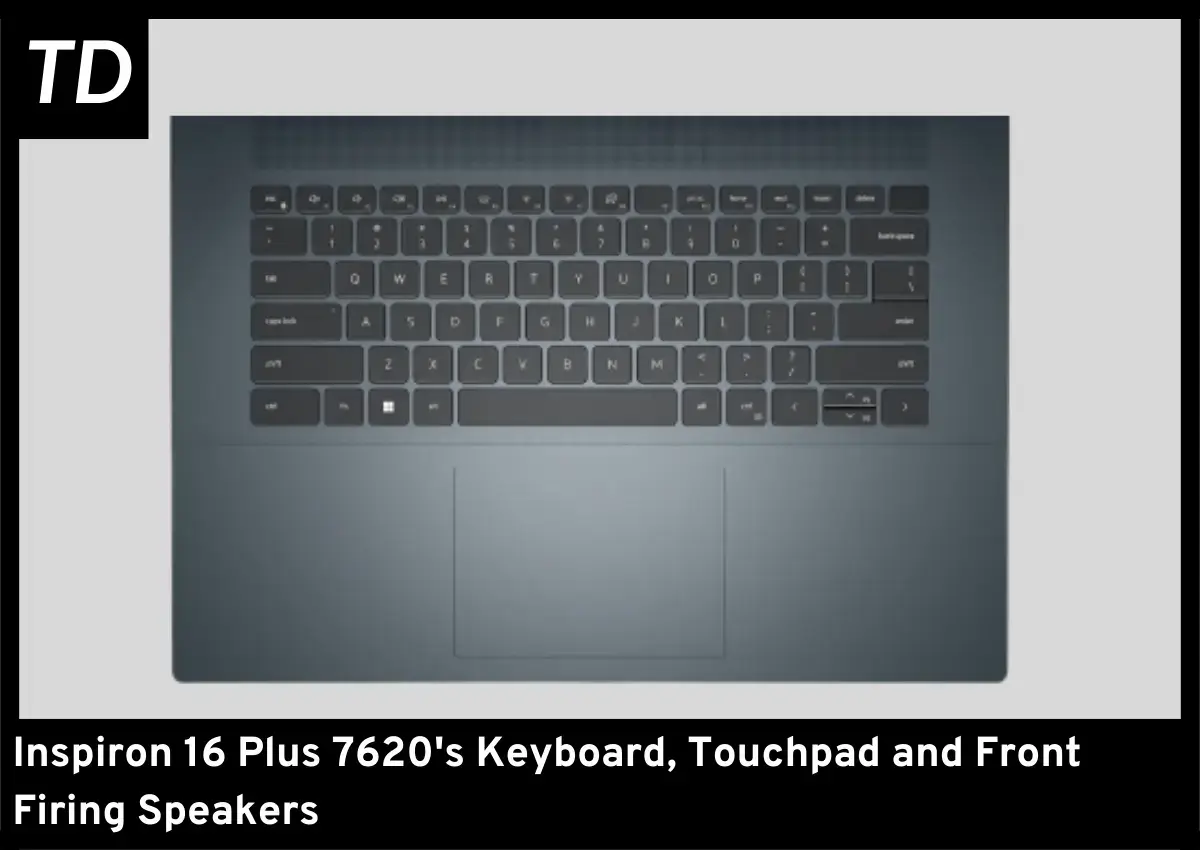 Dell Inspiron 16 Plus 7620 Keyboard, Touchpad and Speakers