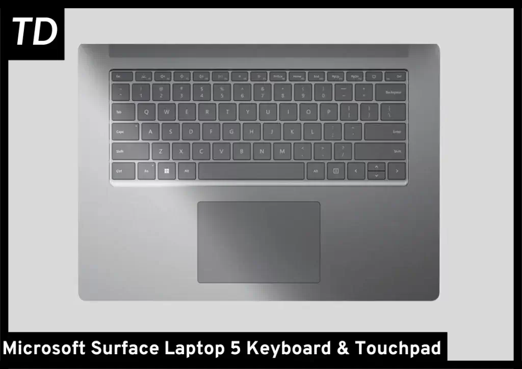 Surface Laptop 5 Keyboard and Touchpad