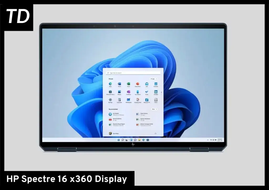 HP Spectre x360 Display