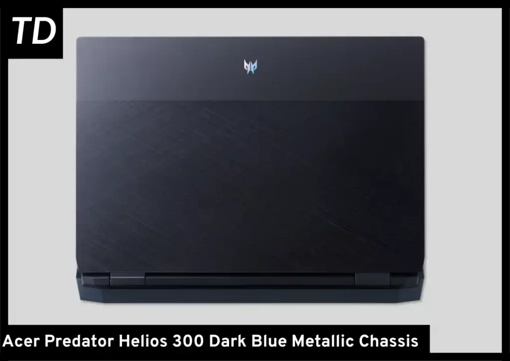 Acer Predator Helios metallic lid