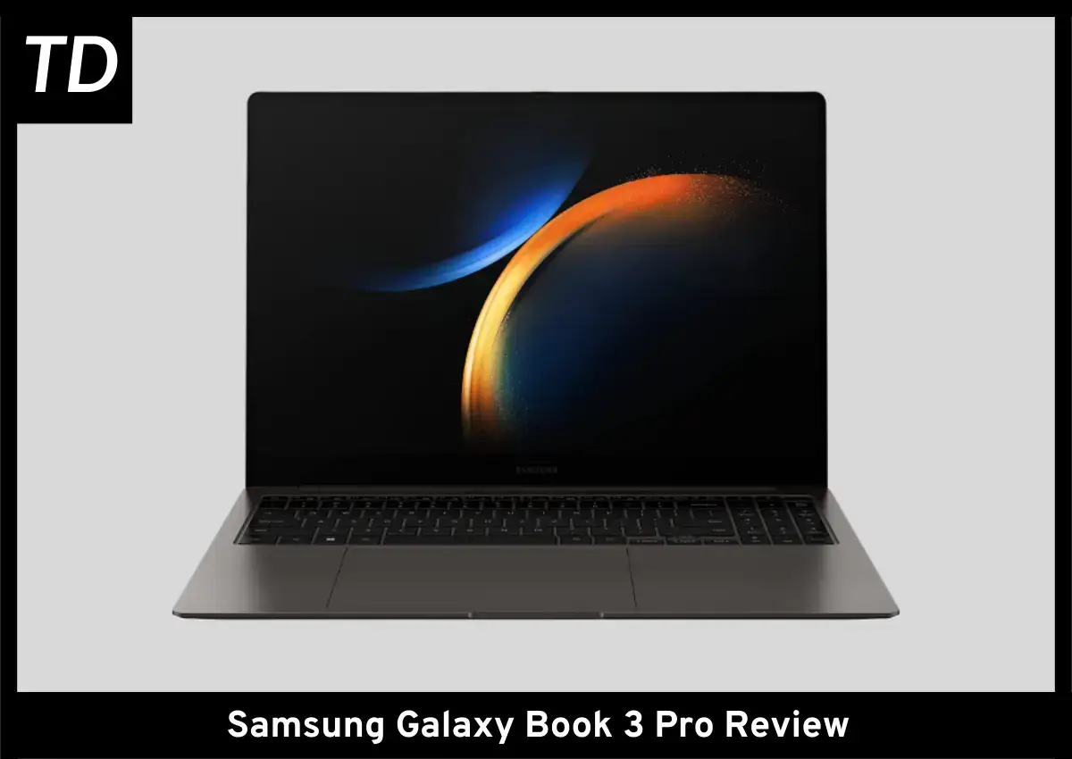 Front view of Galaxy Book 3 Pro