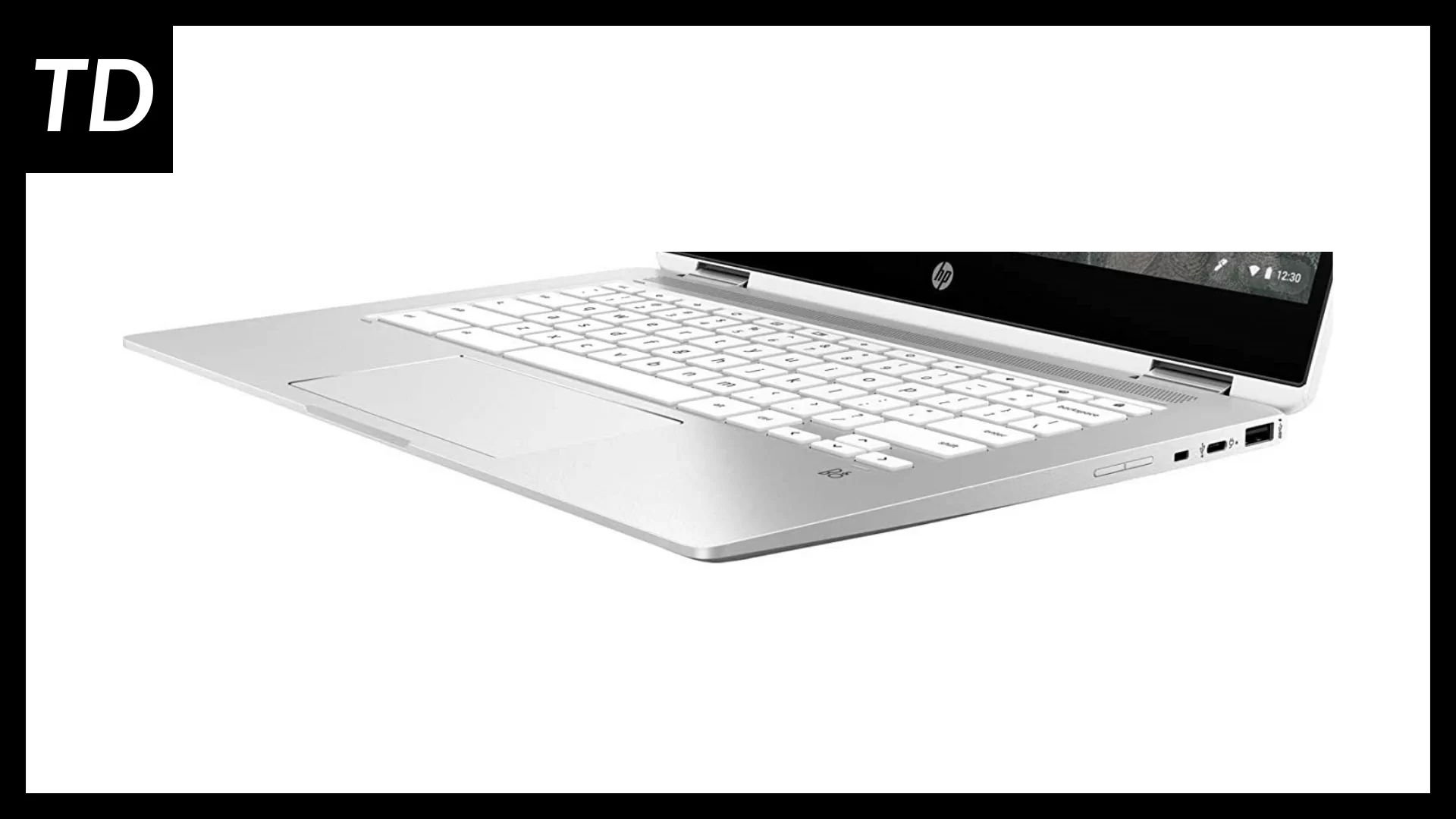 HP Chromebook X360 14b Keyboard and trackpad