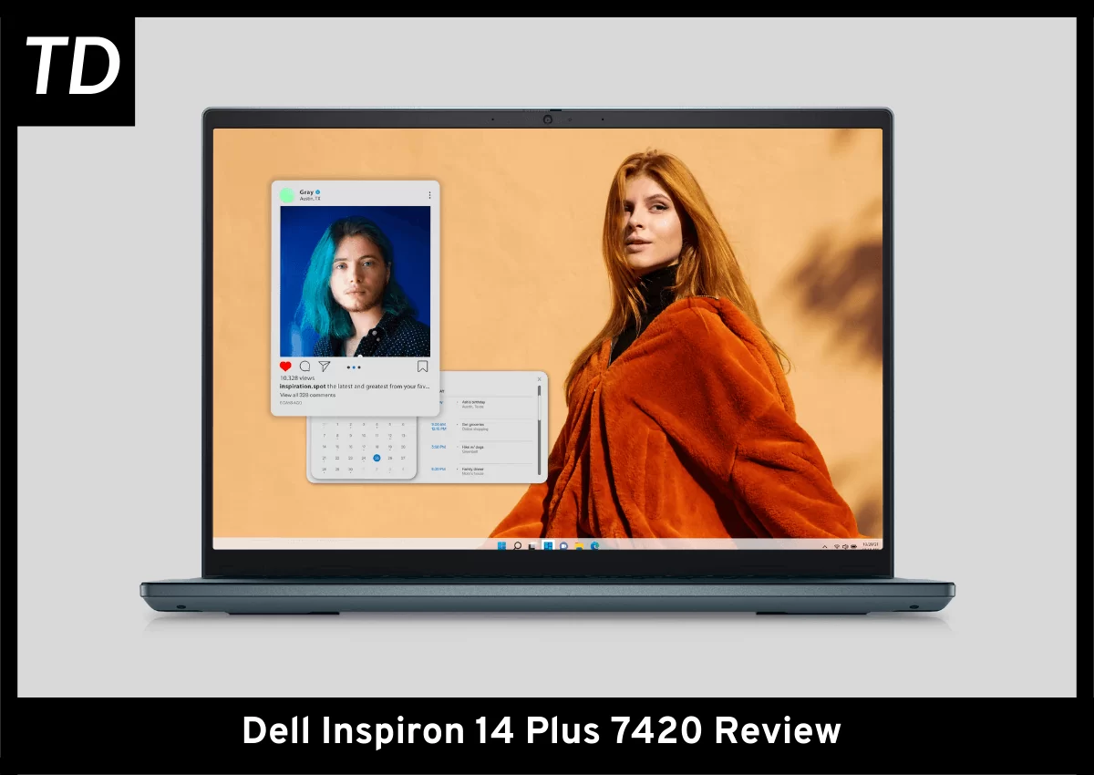 Dell Inspiron 14 Plus 7420 front look
